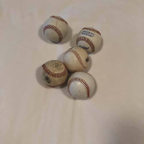 5 Random Baseballs