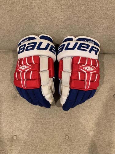 New York Rangers Practice Bauer Nexus Gloves Senior(14”)