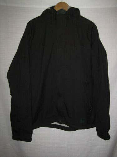 REI Ultra Light Waterproof Rain Jacket men's L black camping hiking fishing