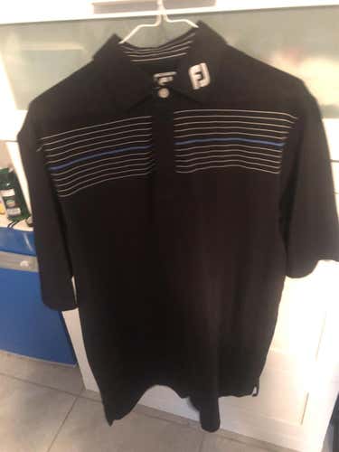 New Footjoy Shirt Adult. Fj On Collar