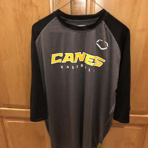 Canes Baseball Evoshield 3/4 Sleeve