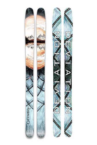 New DEVIATION the FUNCTION skis 180 cm big mountian 108 POWder