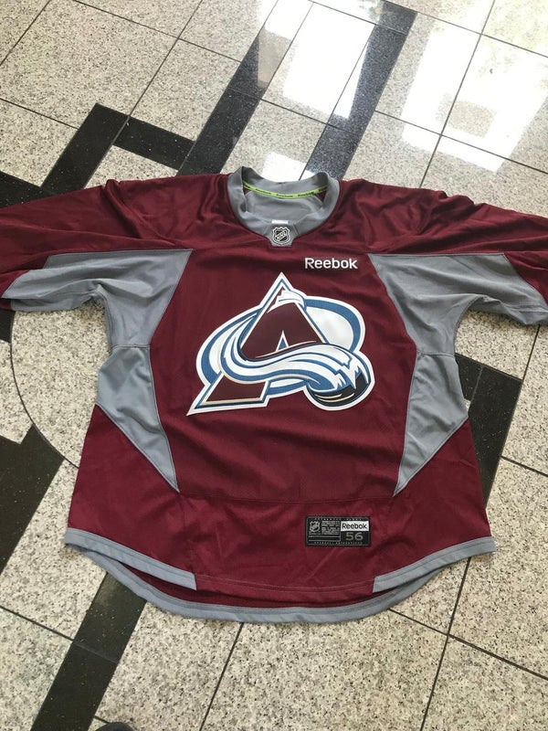 New Official Maroon NHL Practice New Jersey Colorado Avalanche (sizes 56 , 58)