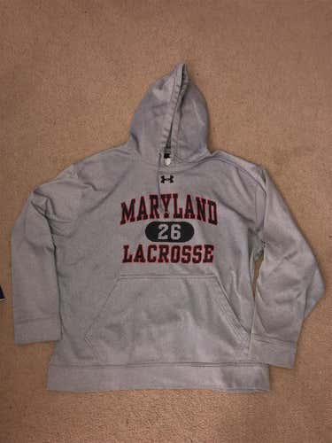 Maryland Lacrosse Team Issued Under Armour Sweatshirt XL