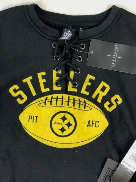 Pittsburgh Steelers, Shirts & Tops, Reebok Nfl Black Pittsburgh Steelers  Jersey Boys Size L 416