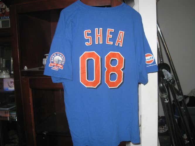 NY METS  SHEA STADIUM 2008 GILDAN TSHIRT  (XL) RARE!