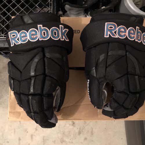 San Jose Sharks Reebok 11K Pro Stock Gloves