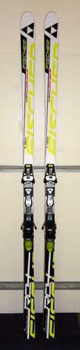 Fischer RC4 FIS WC Super G w/ Fischer Z-17(Din 6-17)Bindings Size-208cm Radius-40Meters