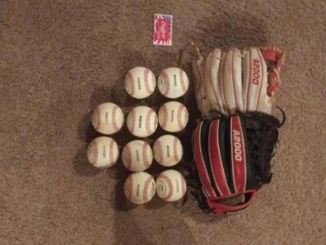 2 RARE GLOVES 10 PEARLS AND A RARE LABEL FSOT