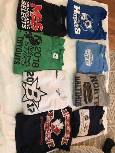 8 Hockey Practice Jerseys