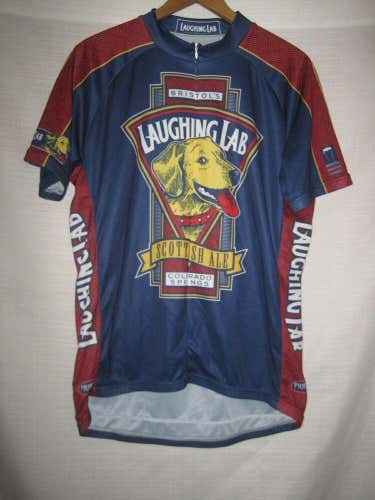Laughing Lab Ale Primal Wear Bike Jersey men's XL cycling Colorado Springs beer