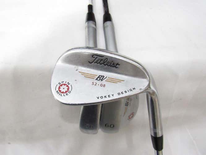 TITLEIST BV VOKEY DESIGN Wedge Set: 52º 56º 60º steel shafts