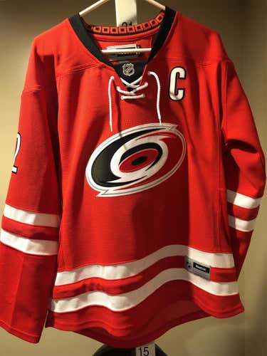 New Eric Staal Carolina Hurricanes Captain Jersey *Lowered price from $65*