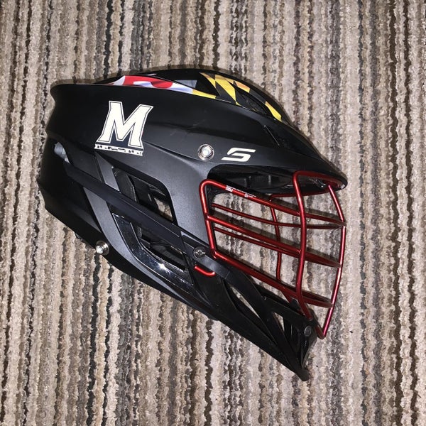 Univ. Maryland Matte Black Pride S Helmet (includes Maryland Chin Strap)