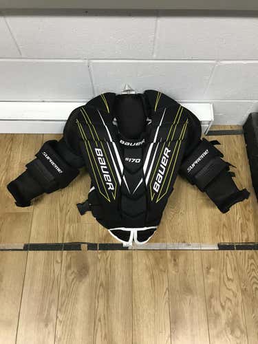 New Bauer Supreme S170 Goalie Chest and Arm Protector Goalie Chest Protector Junior Pro Stock