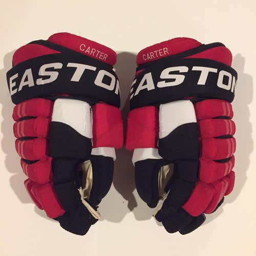 Easton Pro Stock Hockey Gloves New Jersey Devils