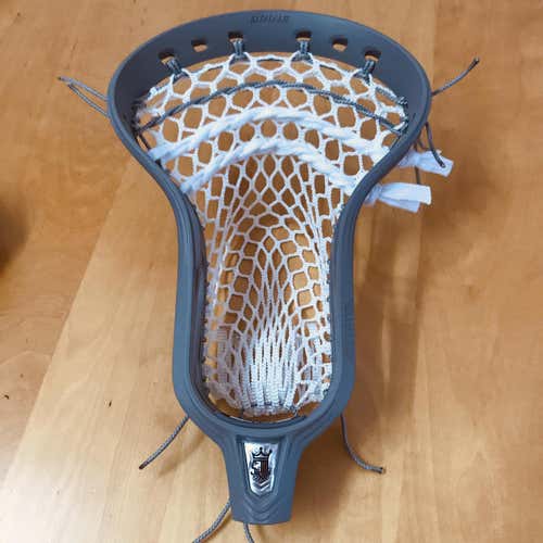 BN Brine Dictator Lacrosse Head Gray With G3UL Mesh