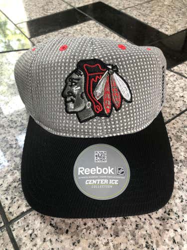 New Reebok Chicago Blackhawks Center Ice Hat