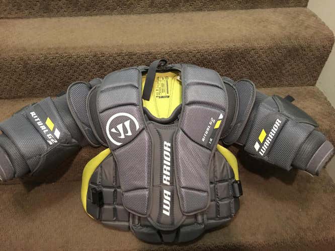Warrior Ritual G2 Goalie Chest and Arm Protector Goalie Chest Protector Junior