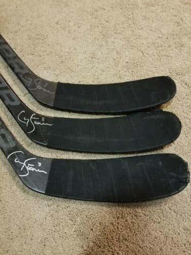 3 Pack BAUER NEXUS 1N Left LH 102 flex Ducks Pro Stock Used Hockey Sticks stoner