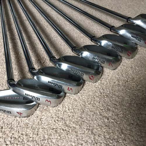 Wilson "Deep Red" Iron Set Righty