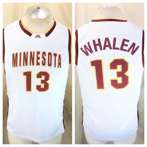 Minnesota Gophers Lindsay Whalen #13 (Med) Retro NCAA Graphic Basketball Jersey White