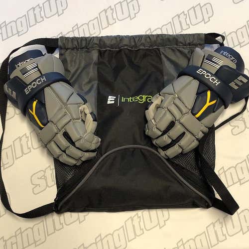 Custom NYPD Epoch Integra Lacrosse Gloves