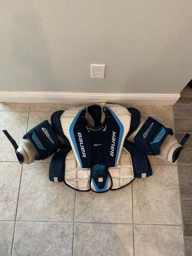 Bauer Reactor 9000 Chest and Arm Protector Goalie Chest Protector Intermediate. No bad smells