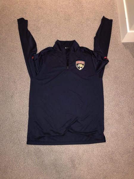 New Florida Panthers Team Issued Adidas 1/3 Zip