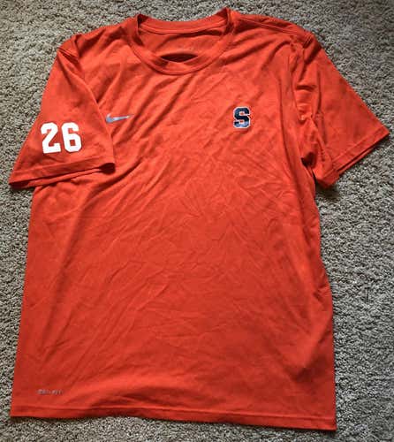 Syracuse Lacrosse 'Team Issued' Nike Dri-Fit Workout T-Shirt