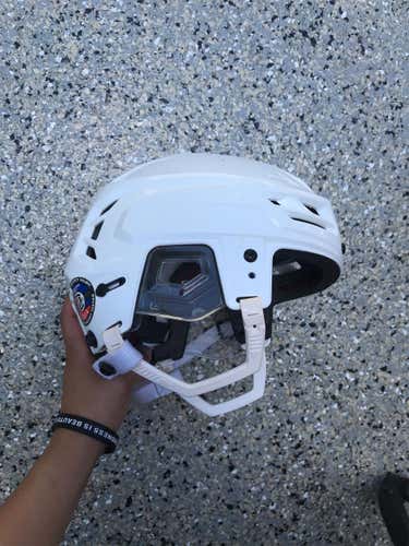 CCM White S Resistance Helmet