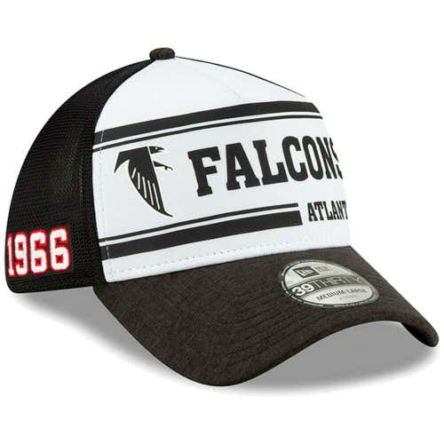 2019 Atlanta Falcons New Era 39THIRTY NFL Sideline Home On Field Cap Hat Mesh