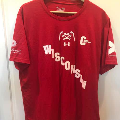 Wisconsin Badger Hockey Under Armour Crease Creature