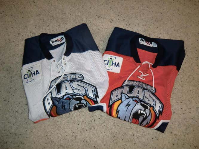 Jersey Pro Stock: CIHA Arctic Blast home & road jerseys (price includes both)