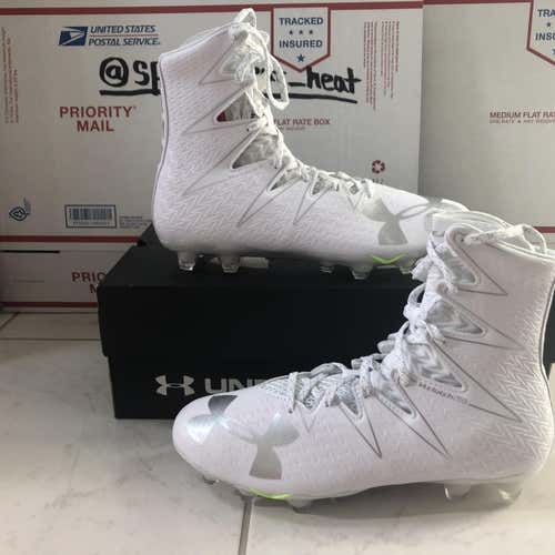 New Under Armour  Adult Highlight MC White/Silver