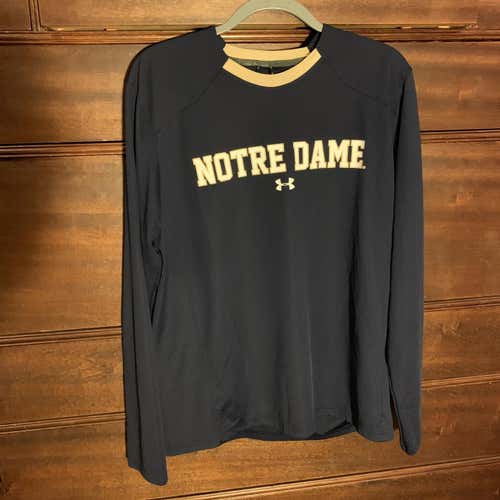 Notre Dame Heat Gear Under Armour Long Sleeve (L)