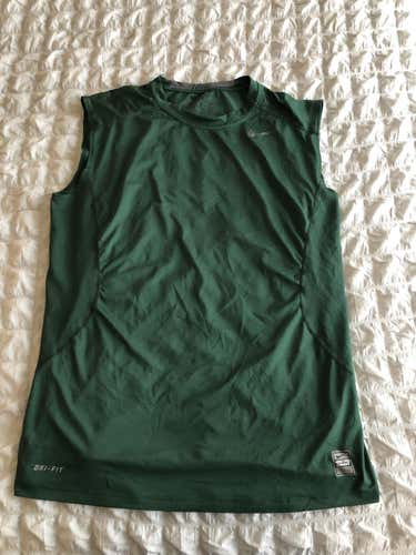Nike Pro Combat Green Sleeveless