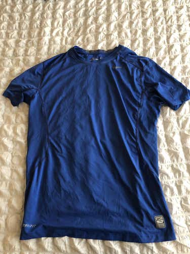 Nike Pro Combat Blue Shirt