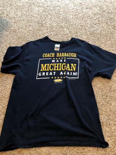 Make Michigan Great Again Harbaugh Large Shirt