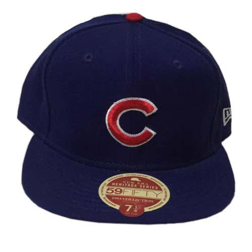 Size 7 1/4 New Era HERITAGE Series 1993 COLLECTION 59FIFTY Chicago Cubs Fitted Cap