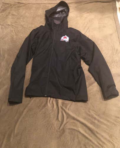New Adidas Colorado Avalanche Full Zip  Rain Jacket Team Issued for Players. S, M, LG, XXL