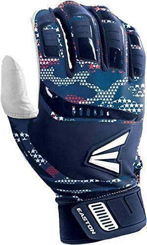 Easton Walk-Off Fast Pitch Batting Glove, Adult, Extra Large, STARS & STRIPS