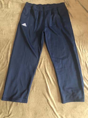 New Adidas NHL Colorado Avalanche Team Issued Fleece Track Pants