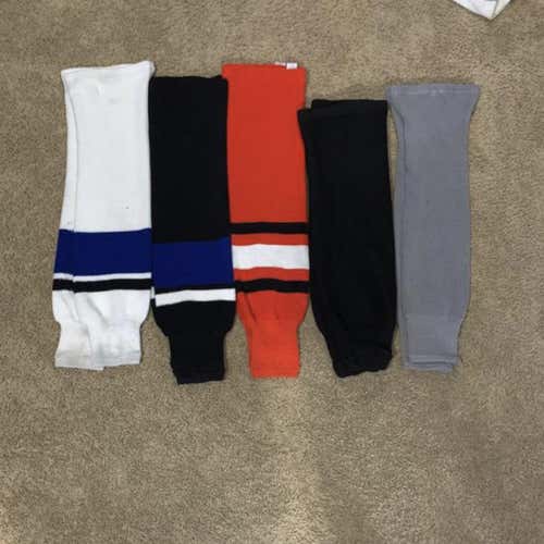 Lot of Hockey Socks Senior Size