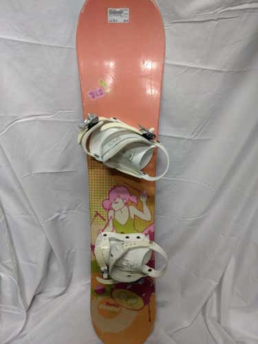 Burton chicklet girls snowboard 126 cm spice bindings *No Trades*