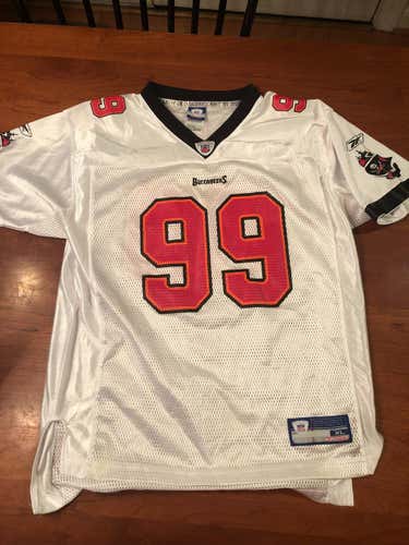 Warren Sapp Tampa Bay Bucs #99 Jersey - White. Youth XL/Adult S (18-20)