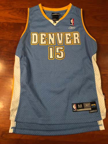 Carmelo Anthony Nuggets #15 - Light Blue. Youth medium (10-12)