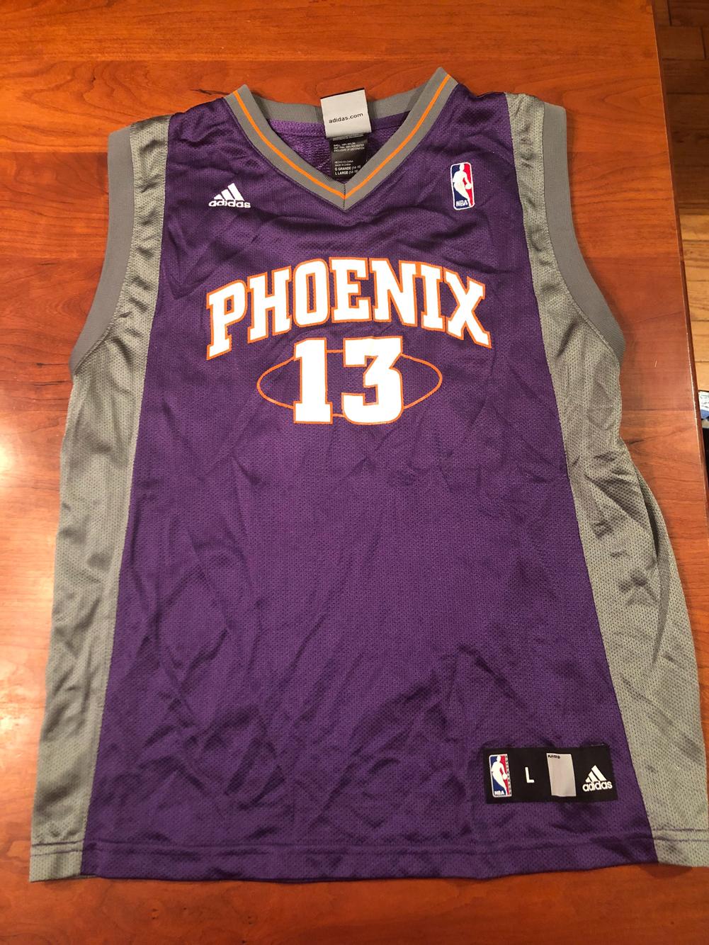 steve nash purple suns jersey