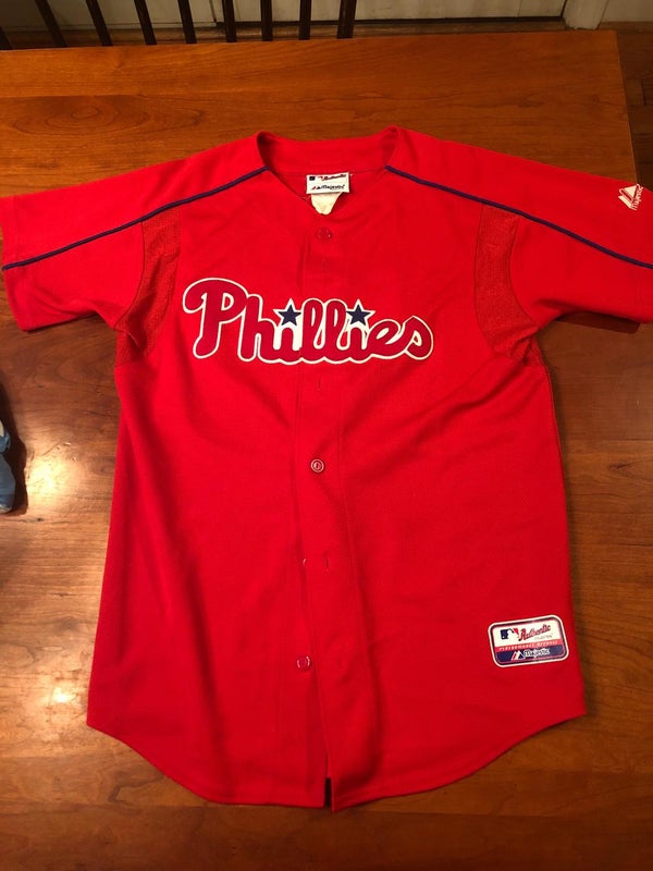 Philadelphia Phillies Stitches Youth Team Logo Jersey - Red