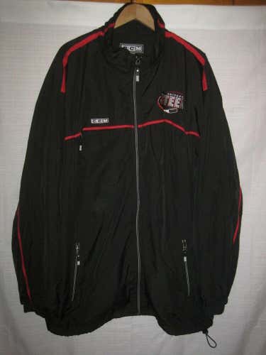 Chicago Steel USHL CCM Hockey Player Jacket men's XXL black